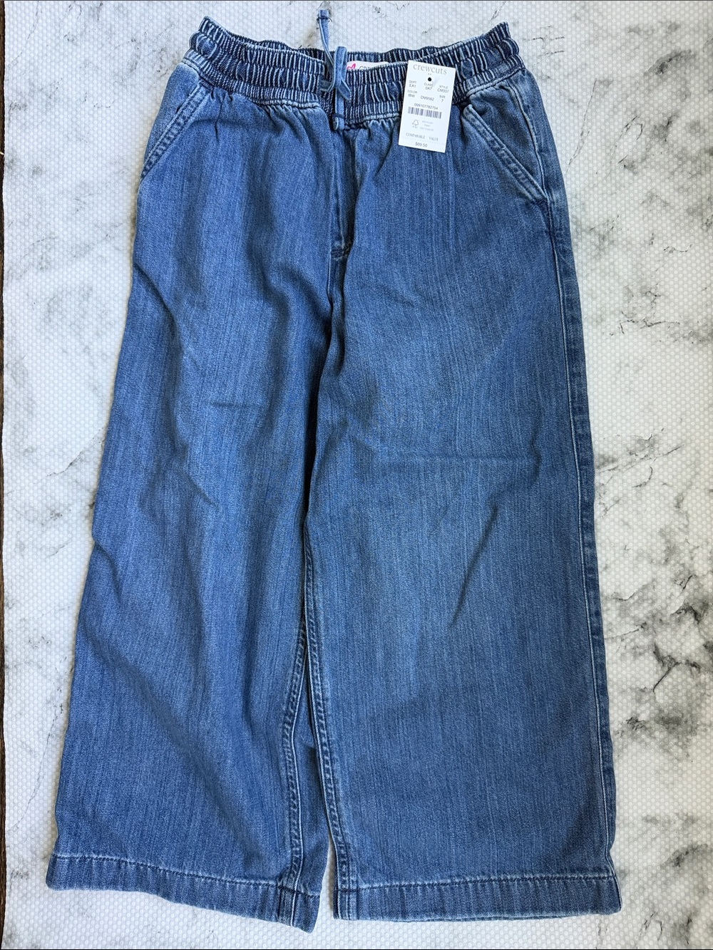 NWT Crewcuts Wide-Leg Girls Jeans